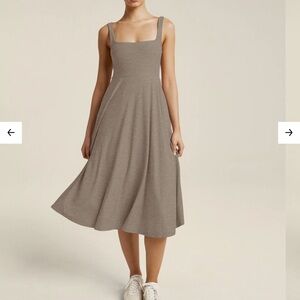 Beyond yoga Featherweight at the ready square neck dress